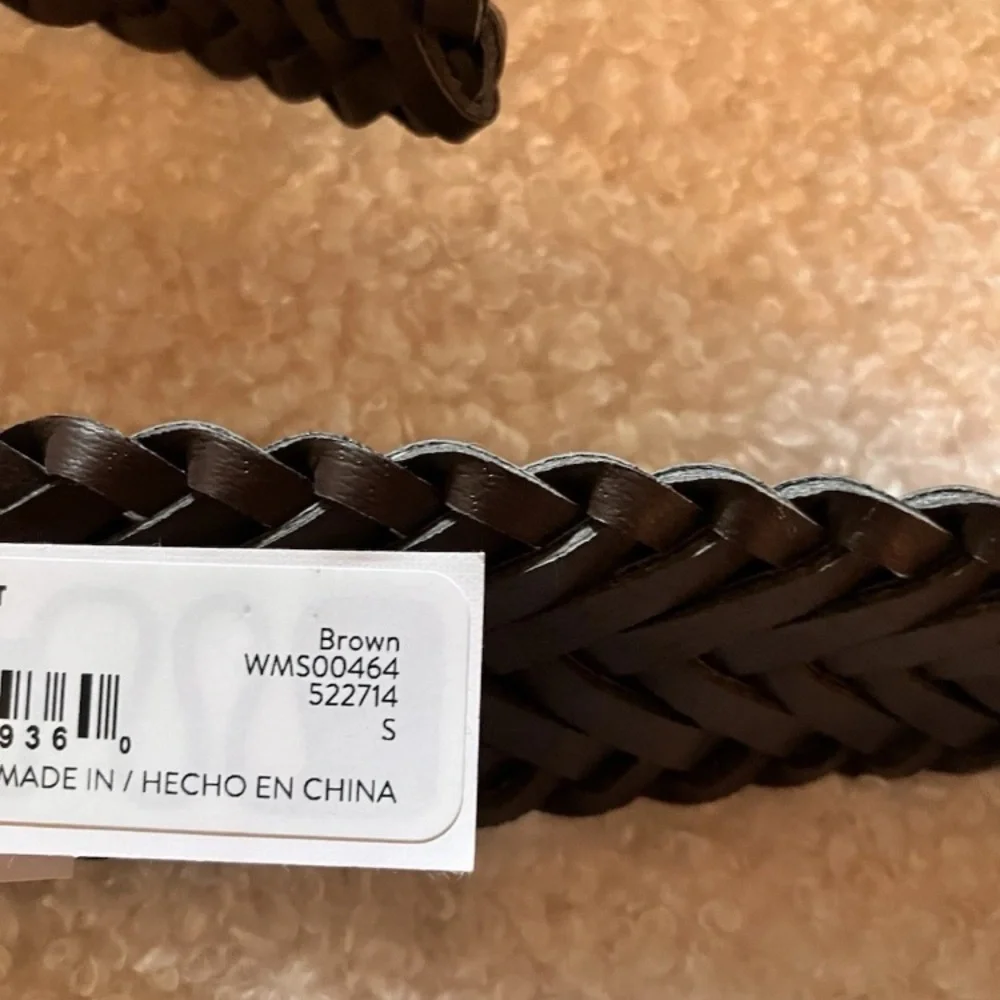 💜Wonder Nation Boys' Braided Belt Size:Small Waist 29in